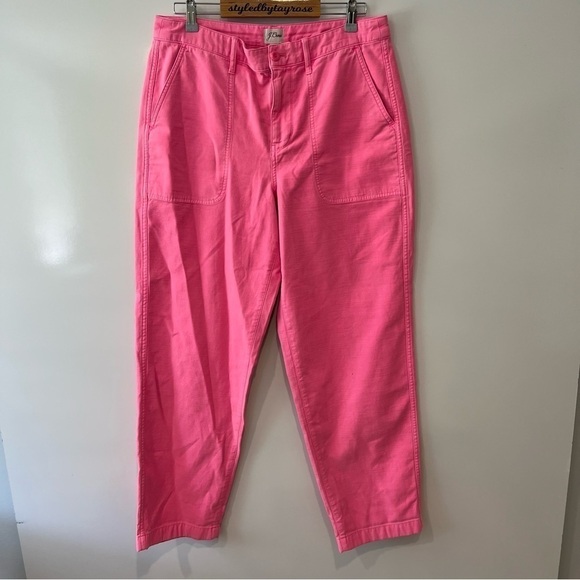 J. Crew Foundry Utility Pant Pink NWT - Picture 6 of 15